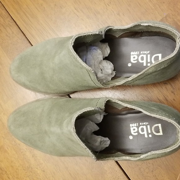 Green suede booties - Picture 9 of 9